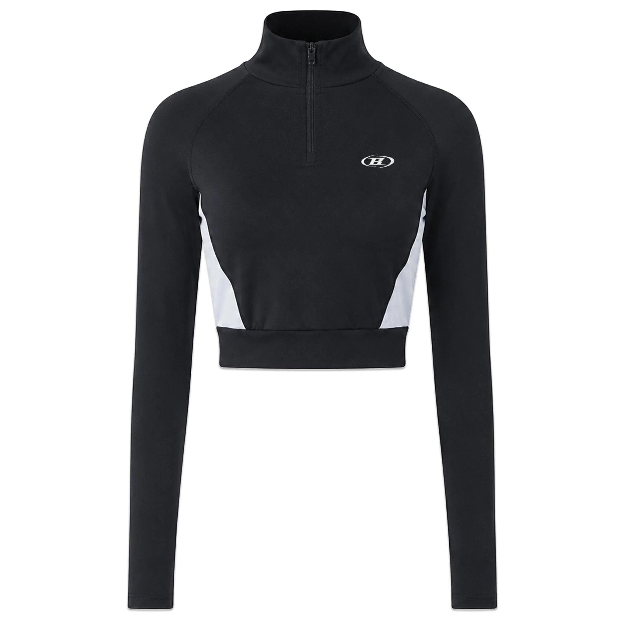 WM B Logo Mesh Half Zip Up