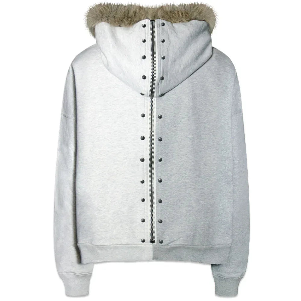 Nyra Zip-Up Jacket with Detachable Fur Hood - ThoughtWeFriends - VENTURER