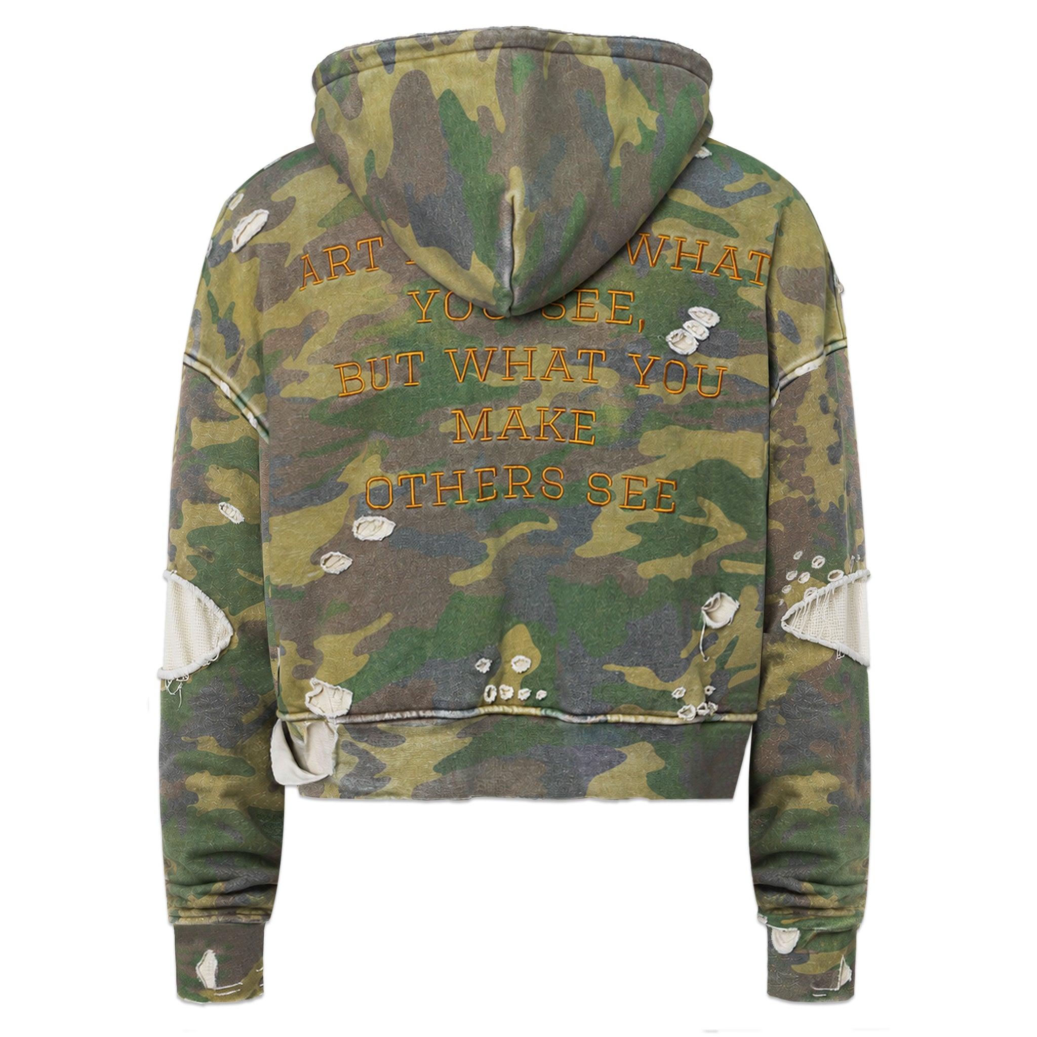 Camo Zip-Up Hoodie