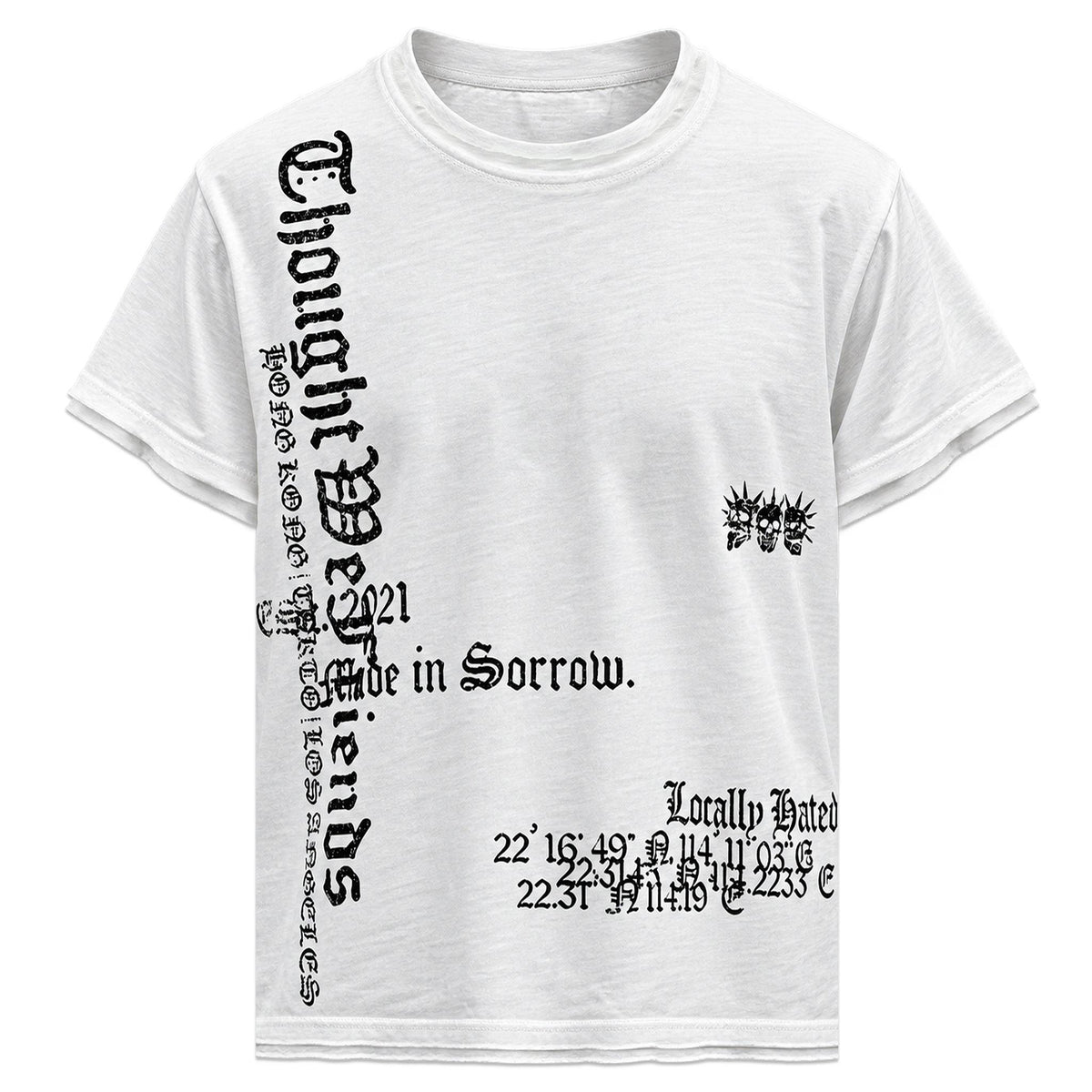 L Raw Hem T-Shirt