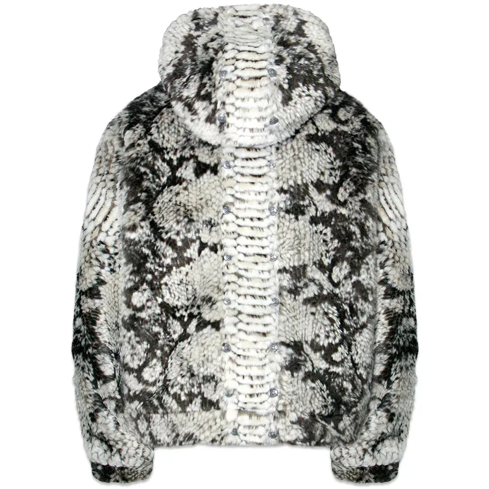 Snakes Jacket 2.0 Faux Fur Jacket - ThoughtWeFriends - VENTURER