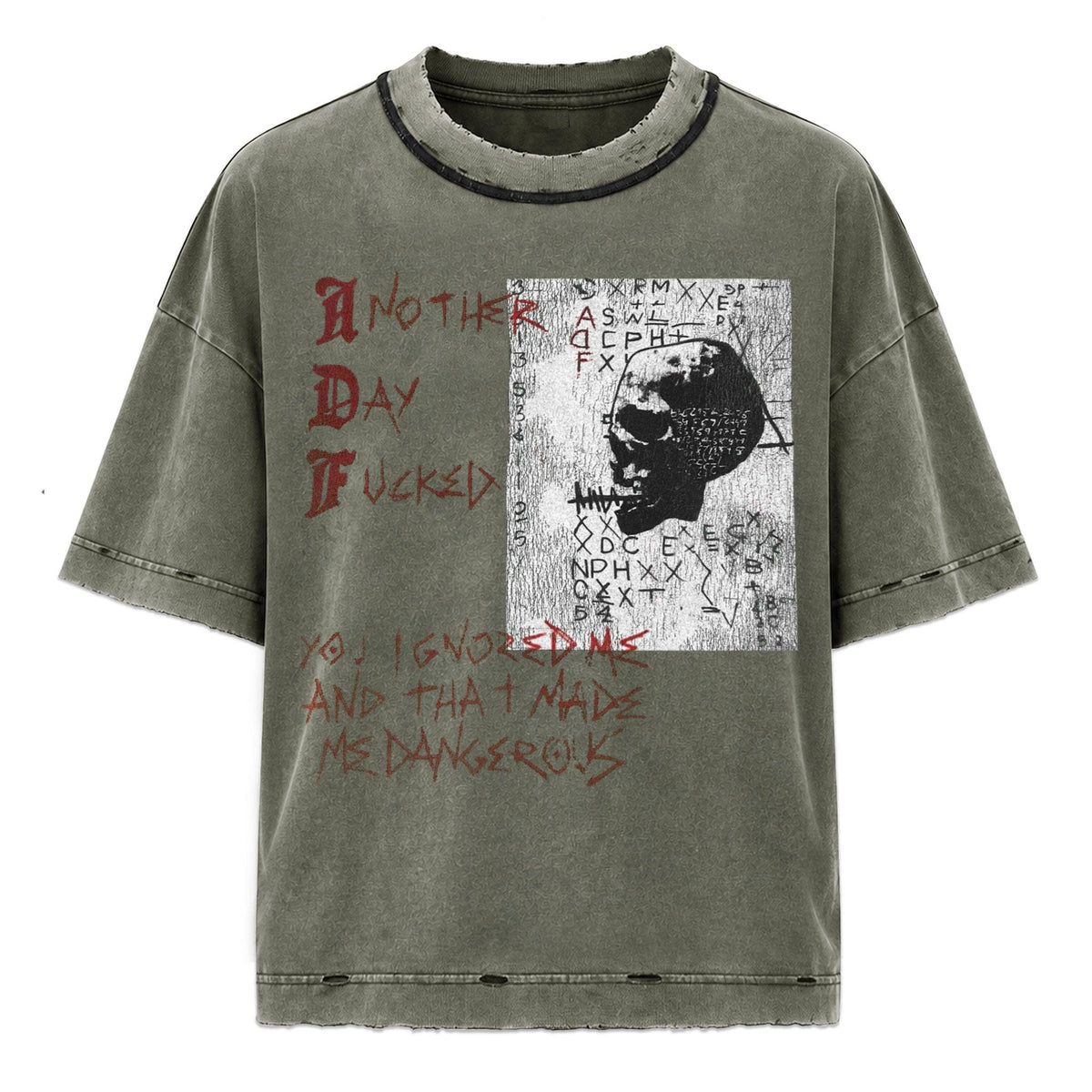 Another Day Fucked Vintage Cropped T-Shirt