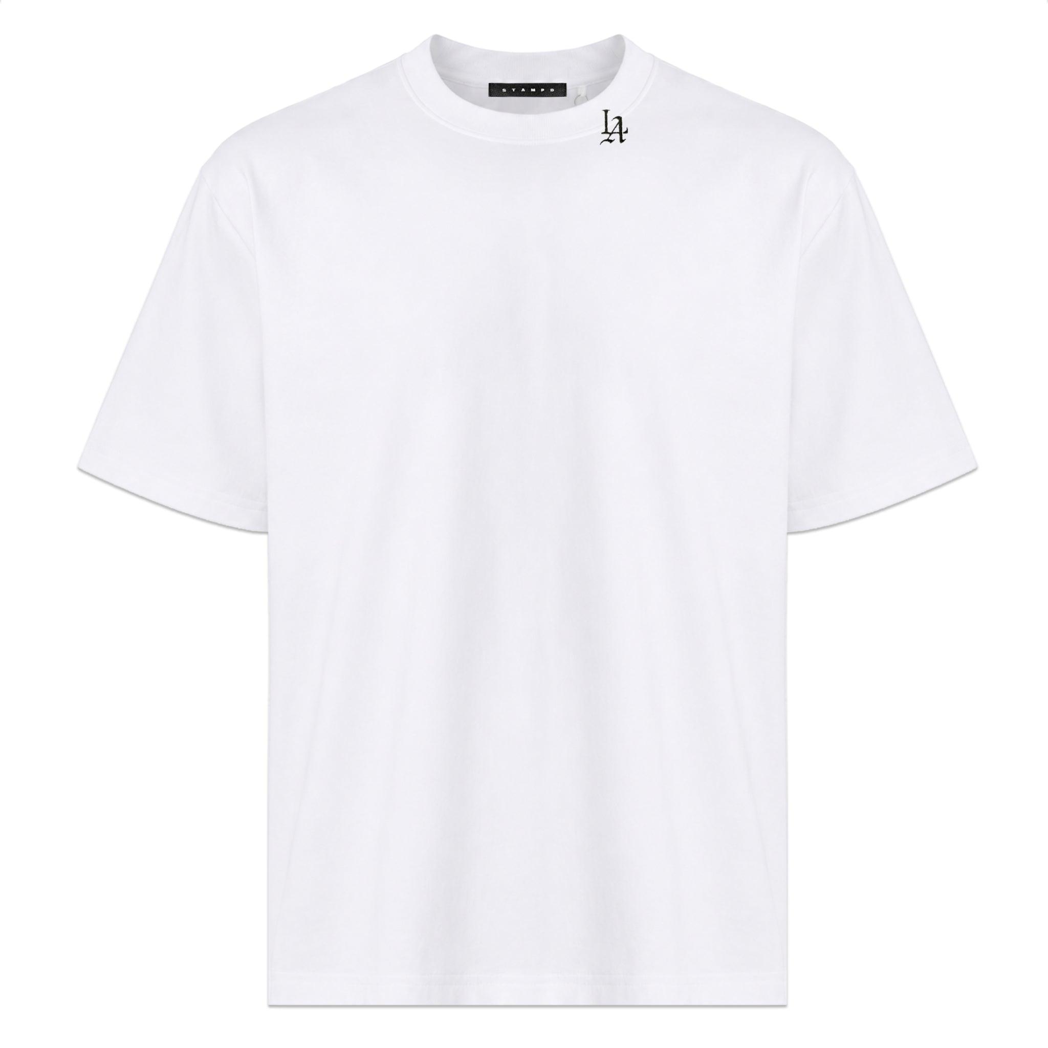 LA 001 Micro Embroidered Relaxed Tee