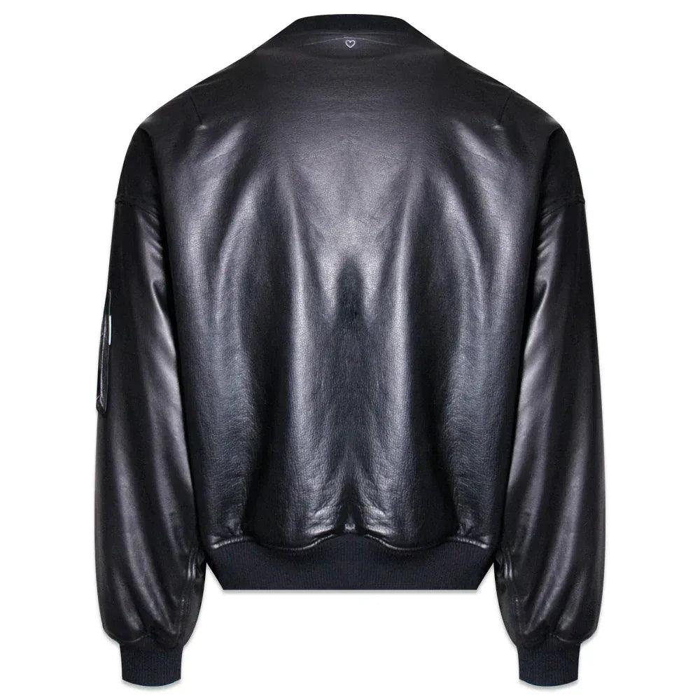 Cow Leather Bomber Jacket - BASICKS - VENTURER
