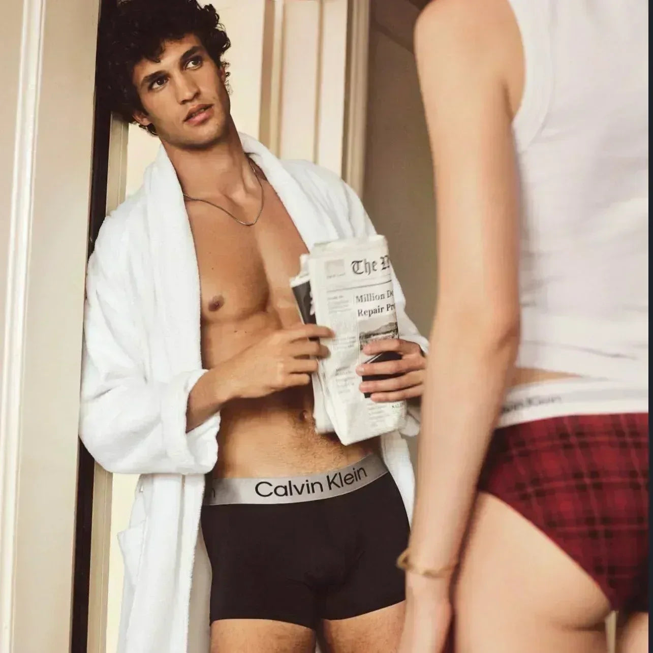 Brushed Micro Jersey Low Rise Trunk - CALVIN KLEIN - VENTURER