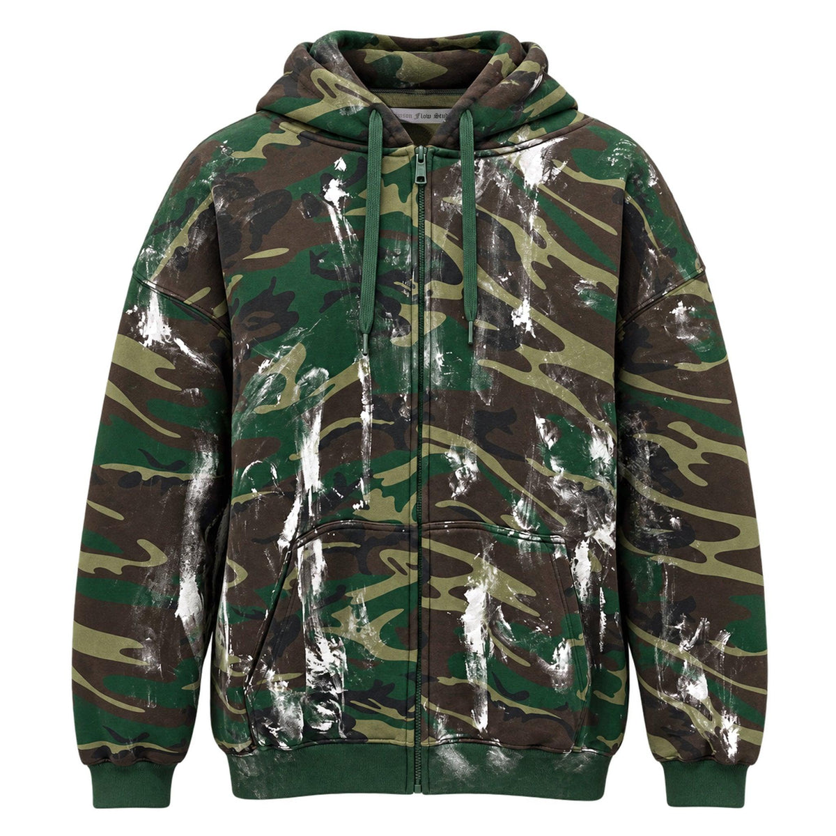 Painted Zip Hoodie