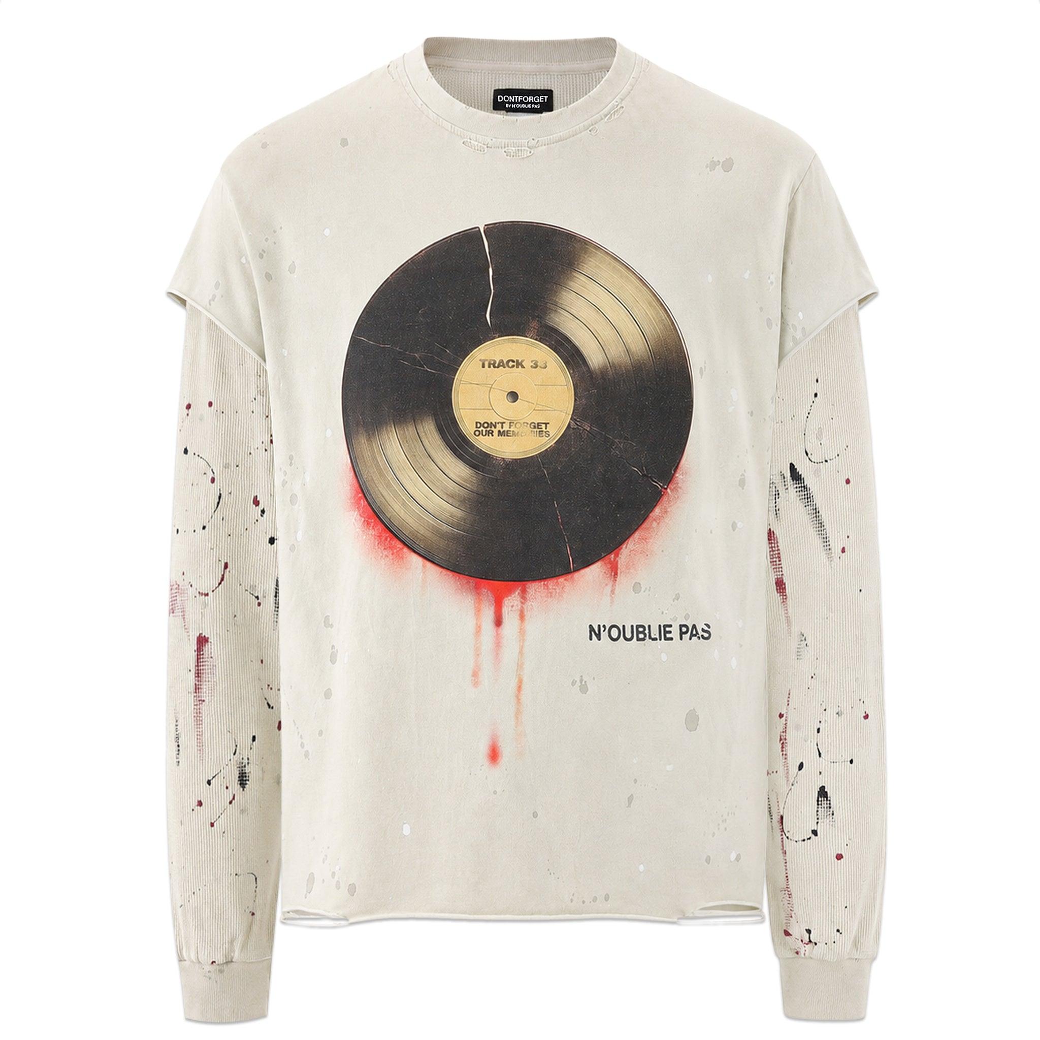 Dirty Washed Thermal Layered LS Tee