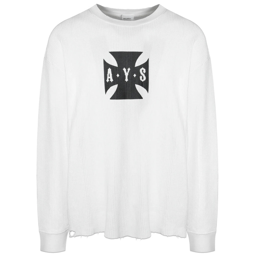 ASKYURSELF Product Page - Destroyer Cross Waffle LS - Vintage 