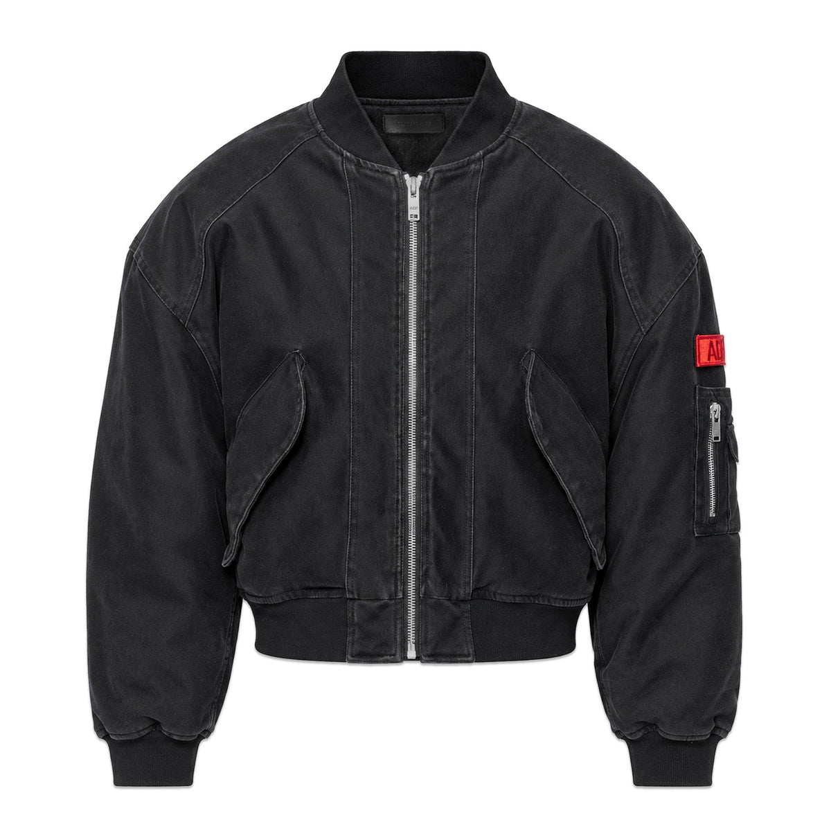Riot Moleskin Cropped Bomber Jacket