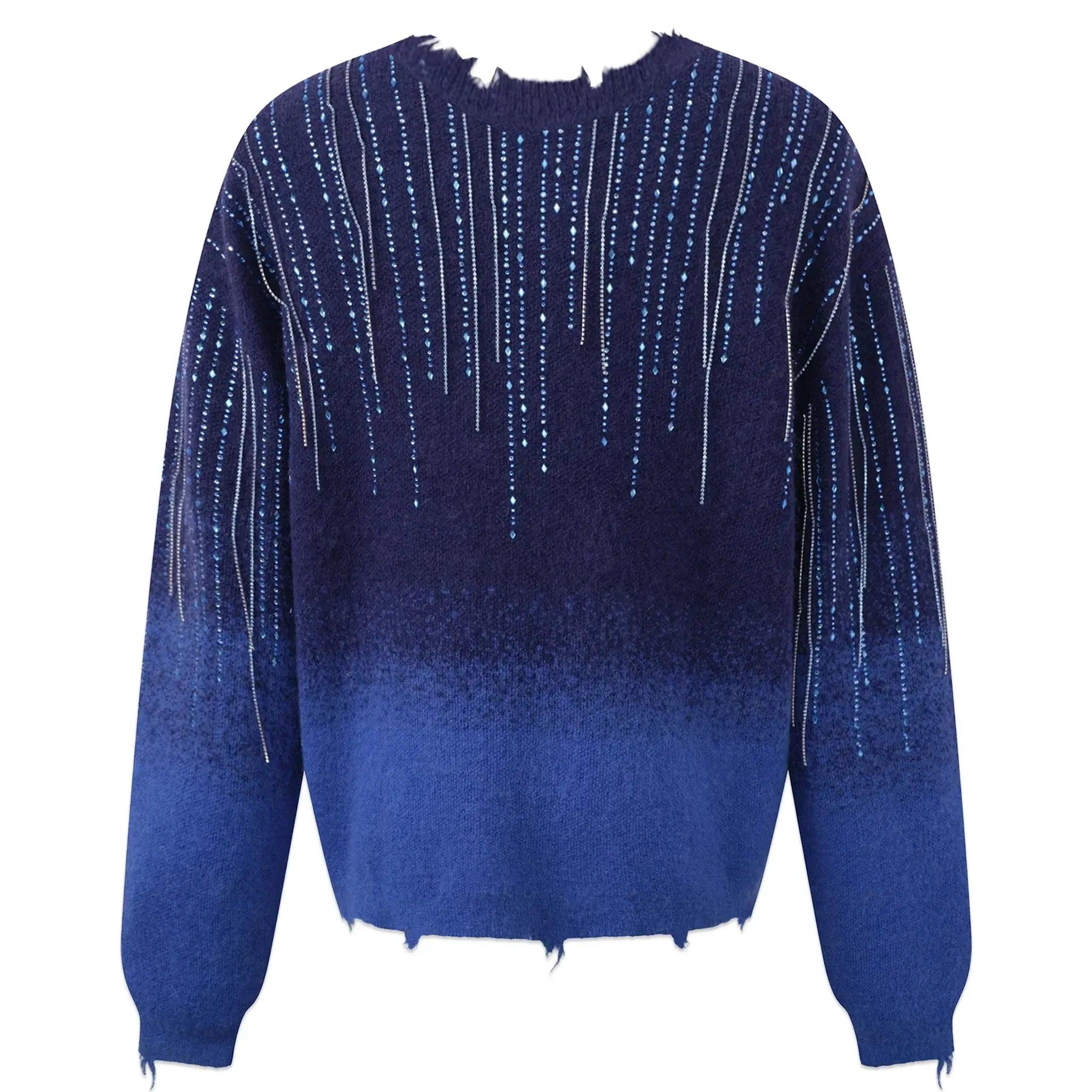 Falling Star Chain Knit Sweater - BIRTH OF ROYAL CHILD - VENTURER