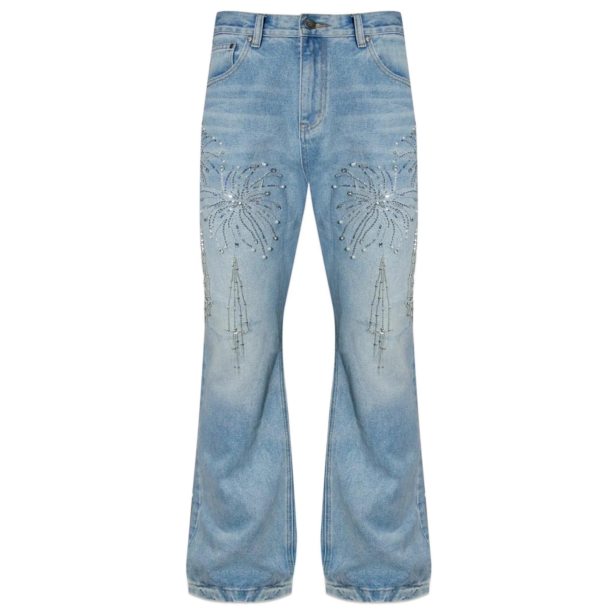 Fireworks Washed Denim - BIRTH OF ROYAL CHILD - VENTURER