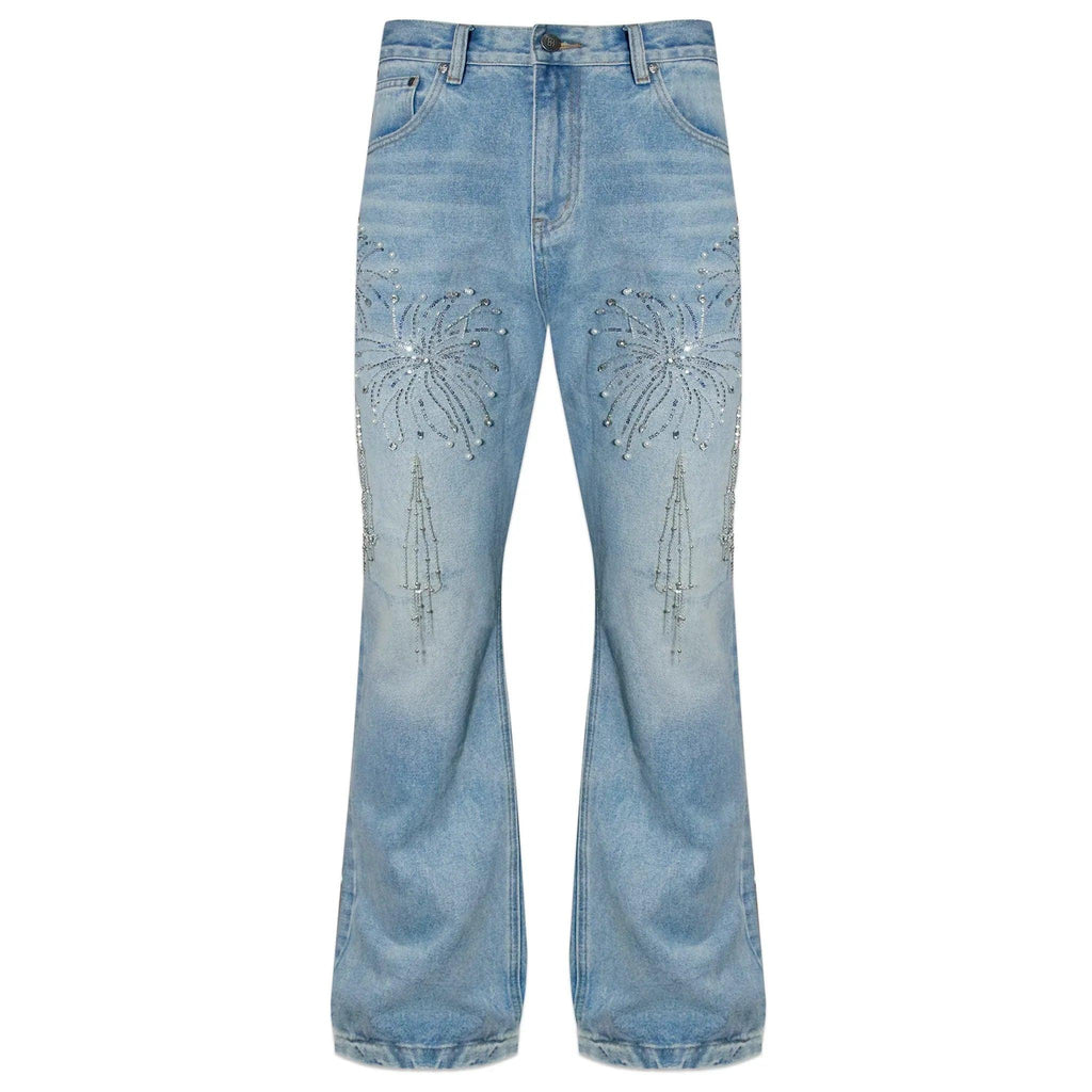 BIRTH OF ROYAL CHILD Product Page - Fireworks Washed Denim - Blue 
