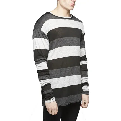 Bold Stripe Long Sleeve Tee - REPRESENT - VENTURER