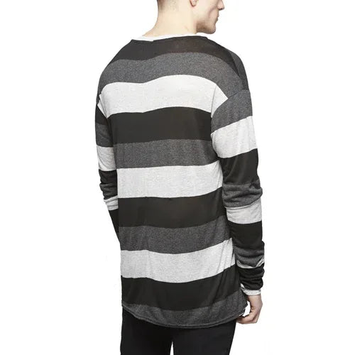 Bold Stripe Long Sleeve Tee - REPRESENT - VENTURER