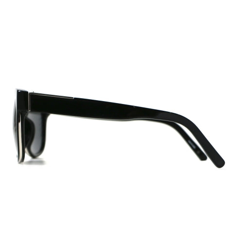Black Layered Square Sunglasses PL144C1SUN