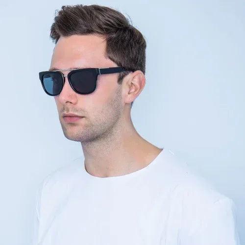 Black Layered Square Sunglasses PL144C1SUN - 3.1 PHILLIP LIM - VENTURER