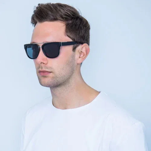 Black Layered Square Sunglasses PL144C1SUN - 3.1 PHILLIP LIM - VENTURER