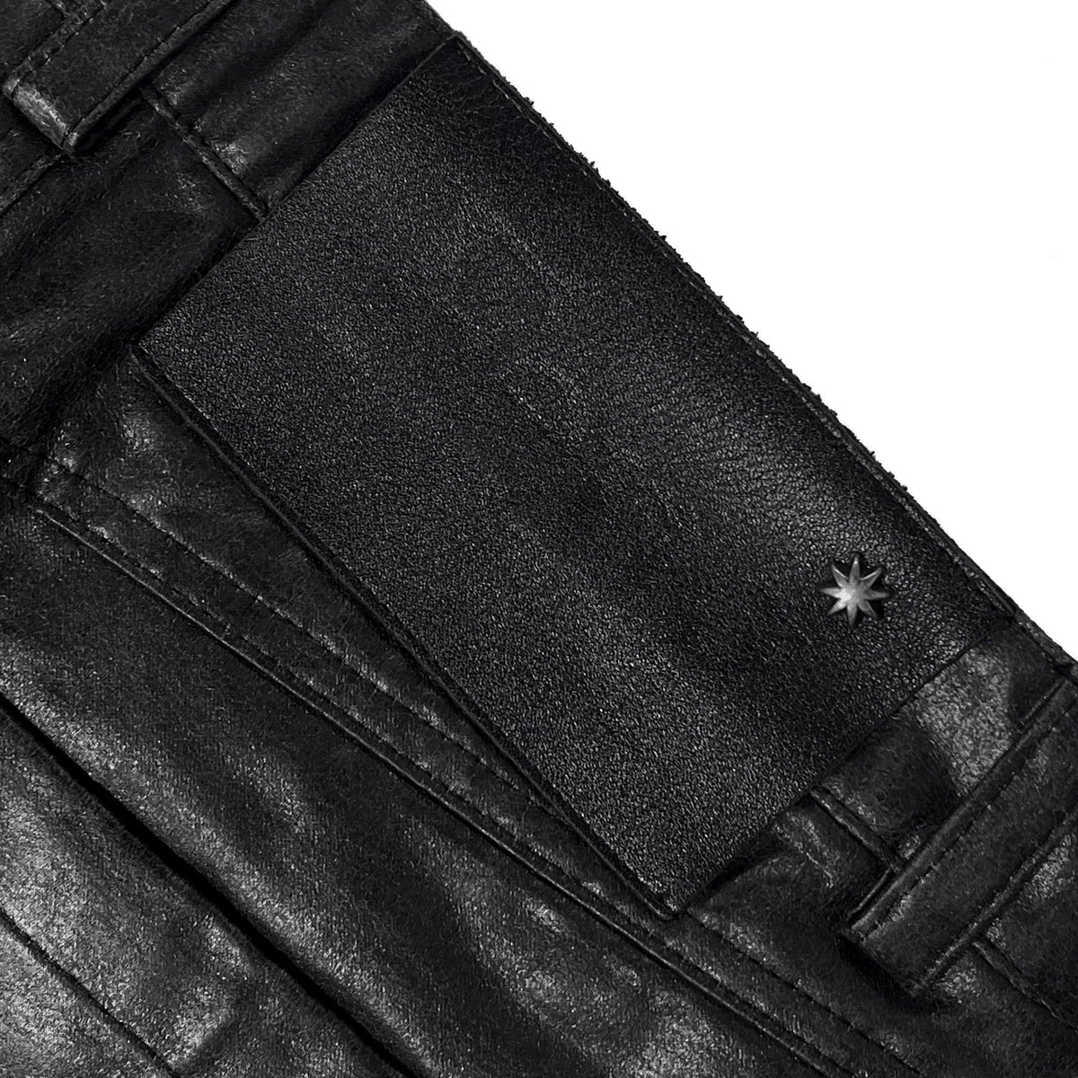 Leather Washed Pants
