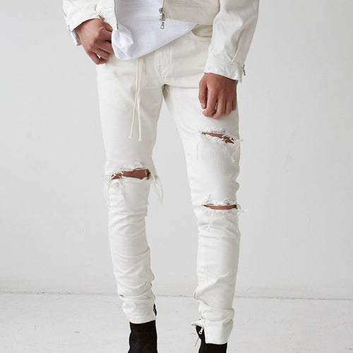 Hand Destroyed Selvedge Denim