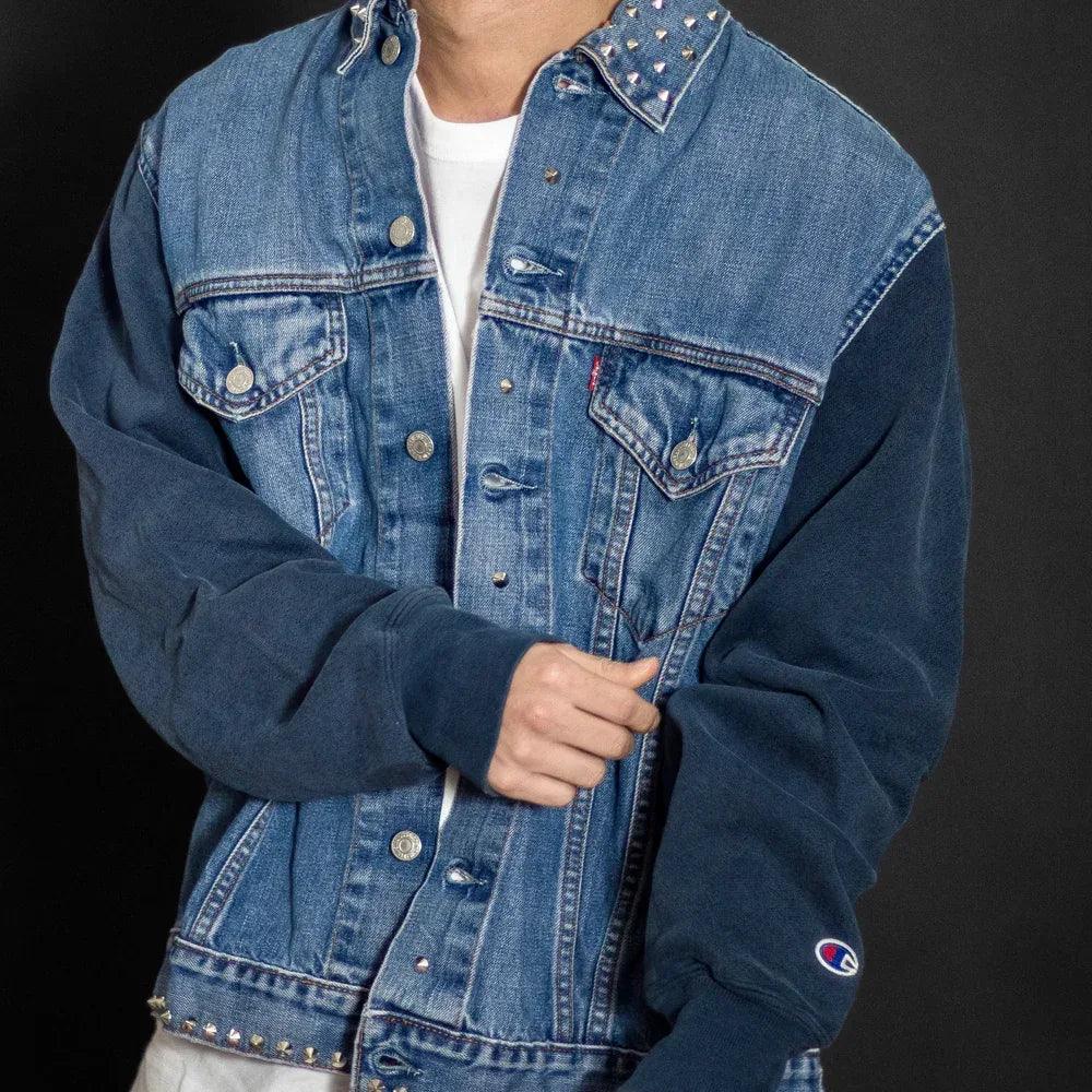 Custom Vintage Denim Jacket - HTC LOS ANGELES - VENTURER