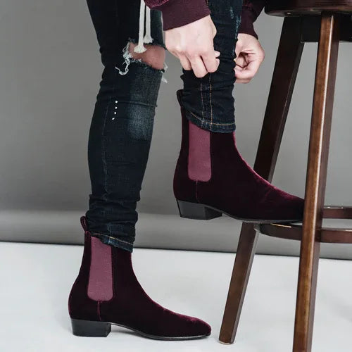 Velour Chelsea Boot - REPRESENT - VENTURER