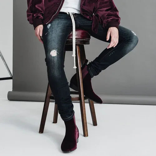 Velour Chelsea Boot - REPRESENT - VENTURER