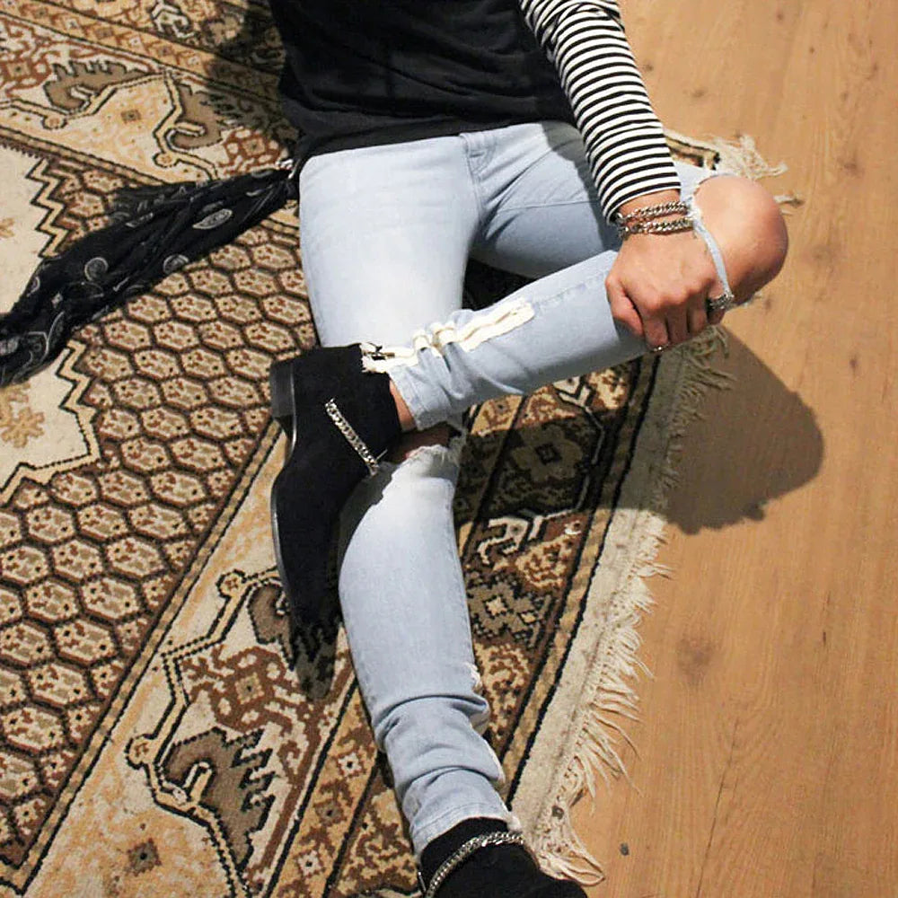 Phrase Angle Denim I/O - ASKYURSELF - VENTURER