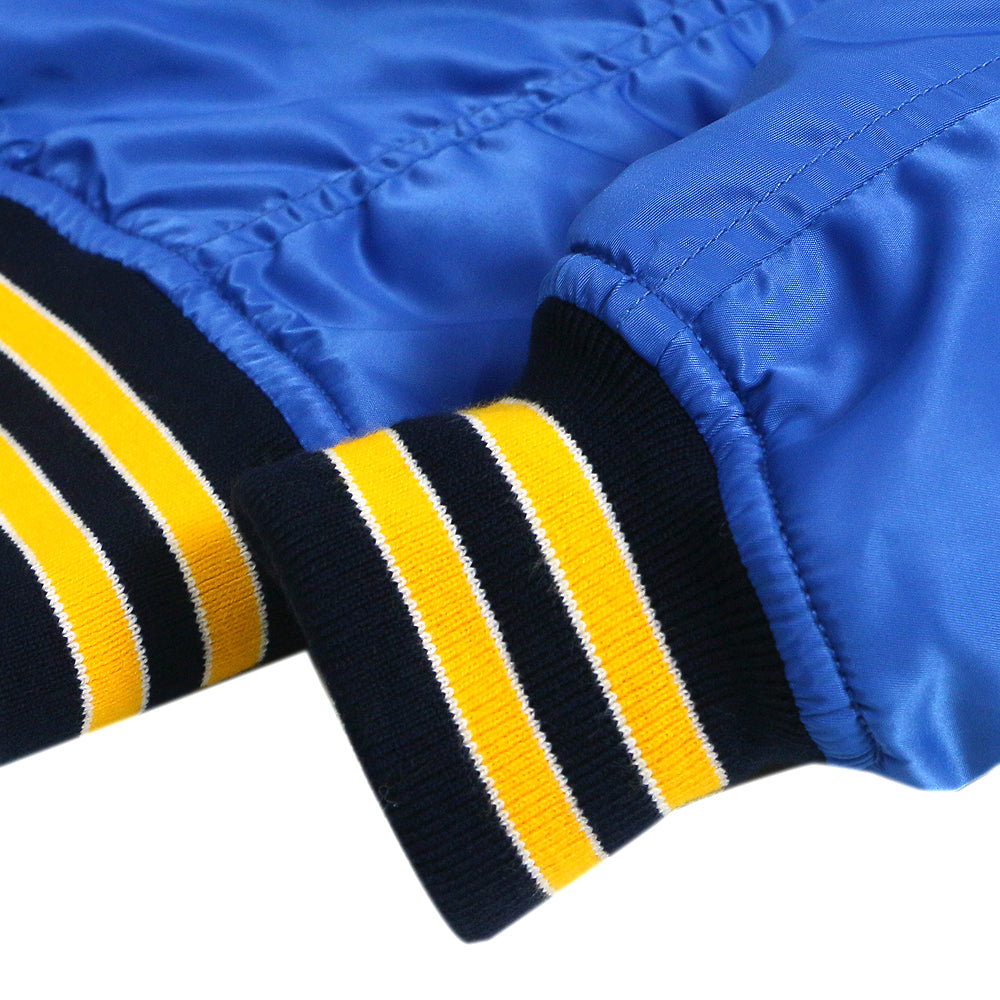 Athletic Patch Hooded Bomber