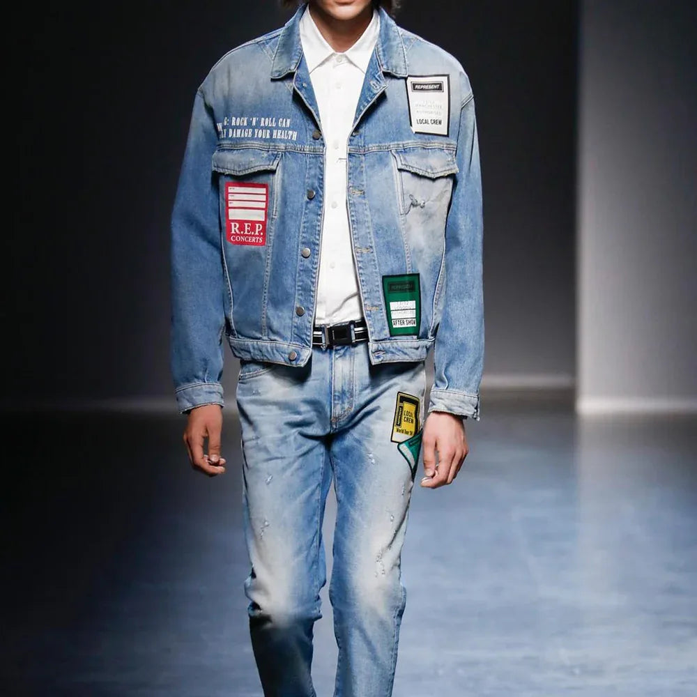 Relaxed Denim Jacket - REPRESENT - VENTURER