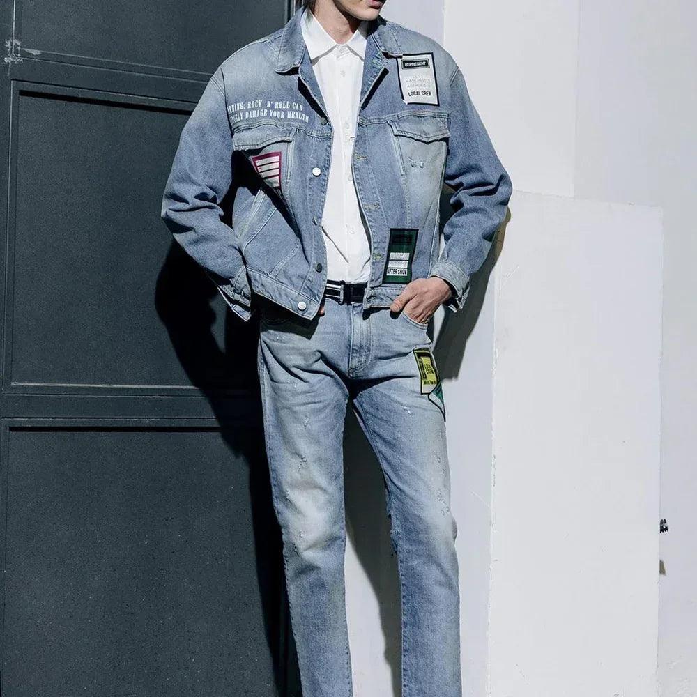 Relaxed Denim Jacket - REPRESENT - VENTURER