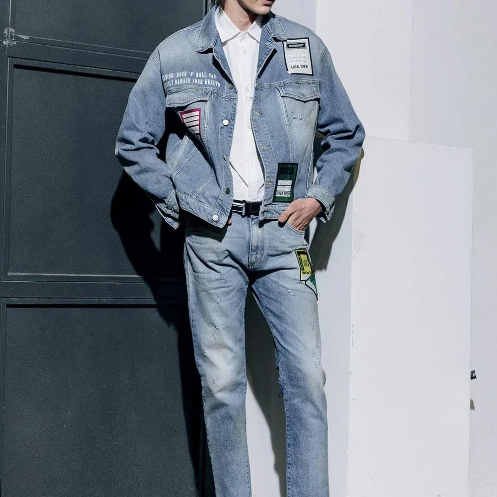 Relaxed Denim Jacket - REPRESENT - VENTURER