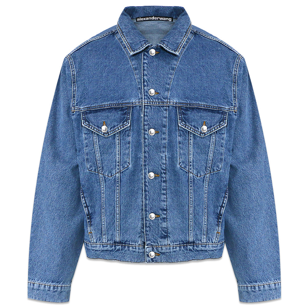 ALEXANDER WANG アレキサンダーワン　ロゴ　デニムジャケット ALEXANDER WANG (アレキサンダー ワン)商品ページ - Indigo Denim