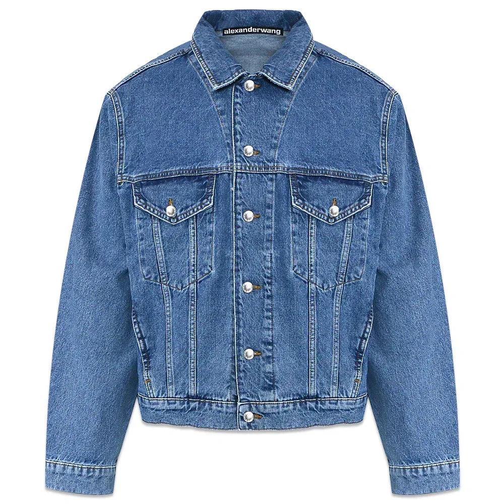 Indigo Denim Jacket - ALEXANDER WANG - VENTURER