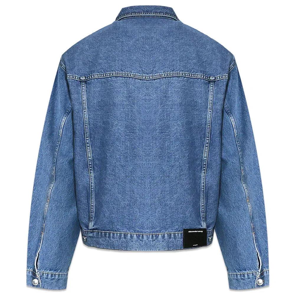 Indigo Denim Jacket - ALEXANDER WANG - VENTURER