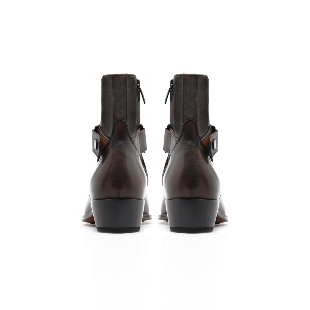 Strapped Chelsea Boots