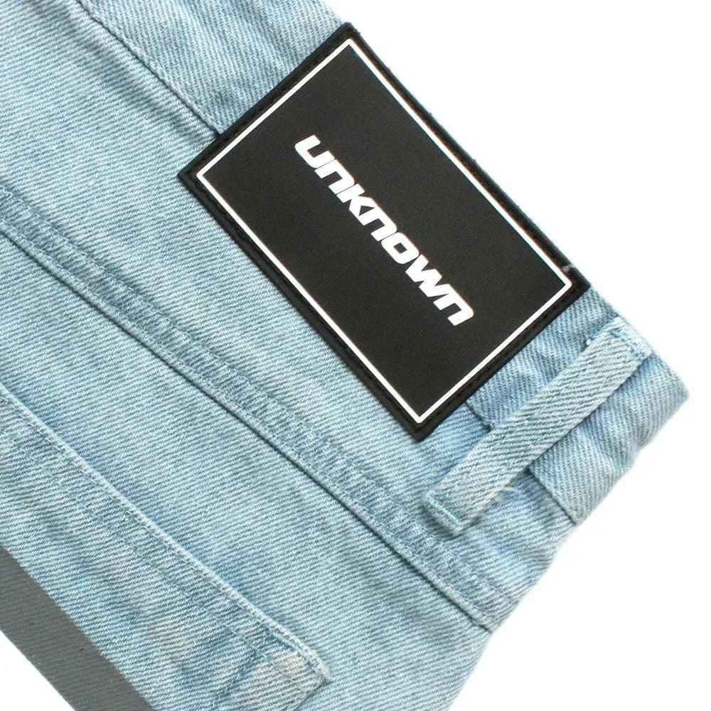 Striped Denim Jeans - UNKNOWN LONDON - VENTURER