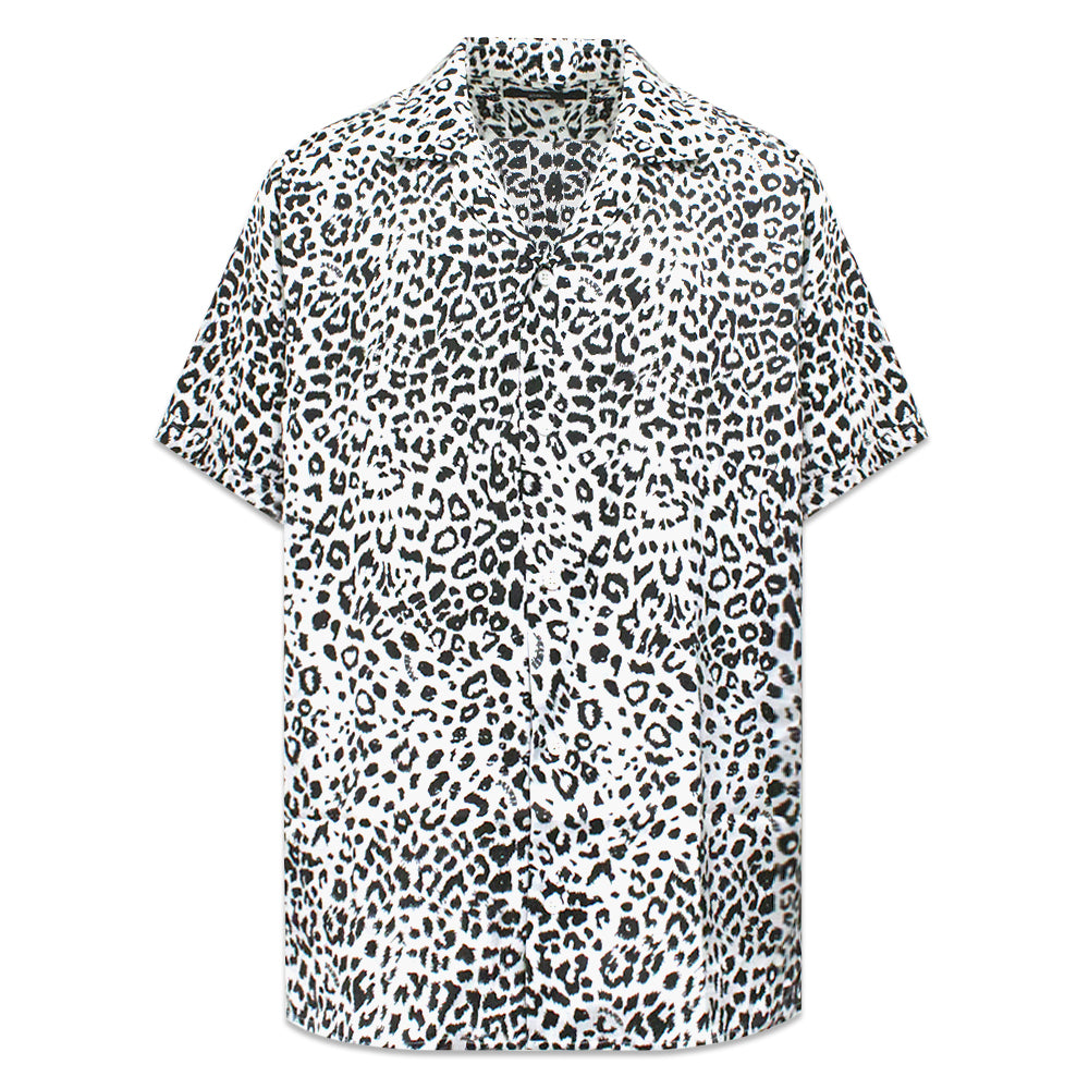 Leopard Camp Collar Button Down