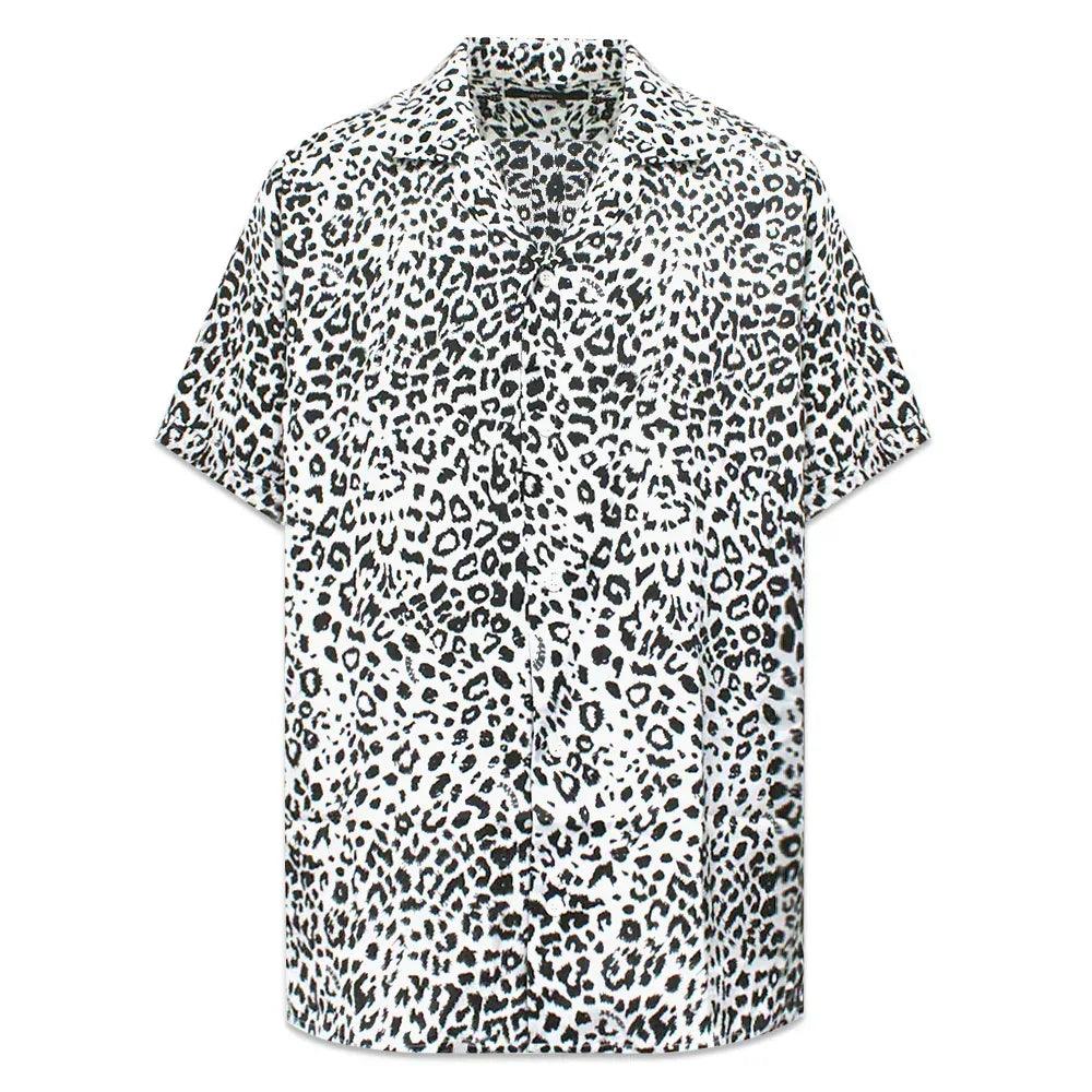 Leopard Camp Collar Button Down - STAMPD - VENTURER