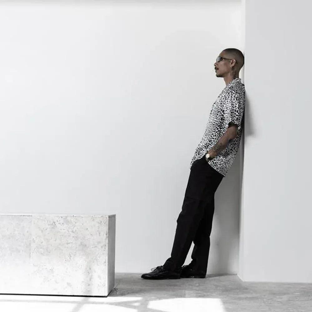 Leopard Camp Collar Button Down - STAMPD - VENTURER