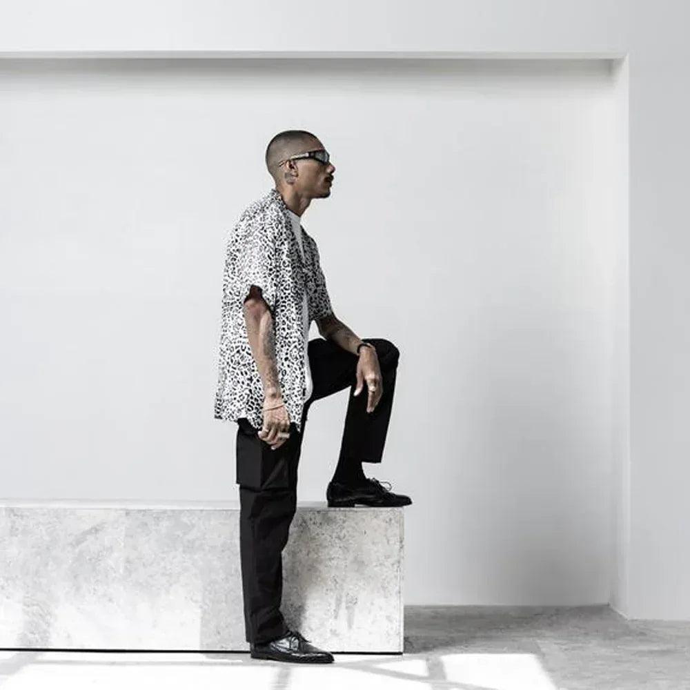 Leopard Camp Collar Button Down - STAMPD - VENTURER