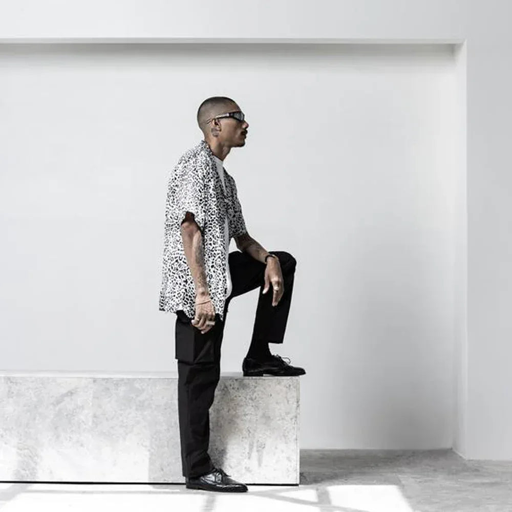 Leopard Camp Collar Button Down - STAMPD - VENTURER