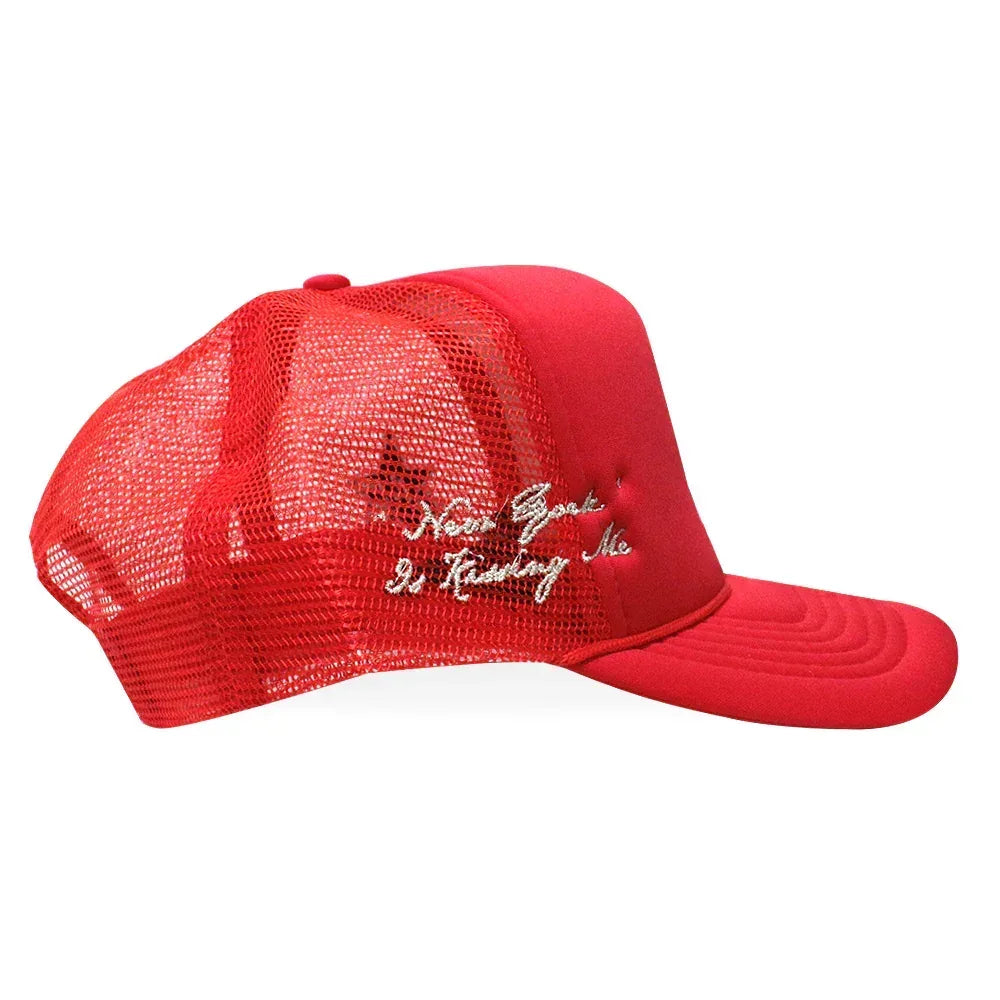 NY Is Kissing Me Trucker Hat - LA ROPA - VENTURER