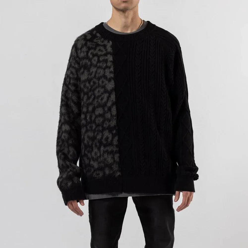 Cheetah Blocked Sweater - STAMPD - VENTURER