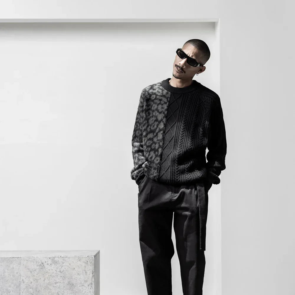 Cheetah Blocked Sweater - STAMPD - VENTURER