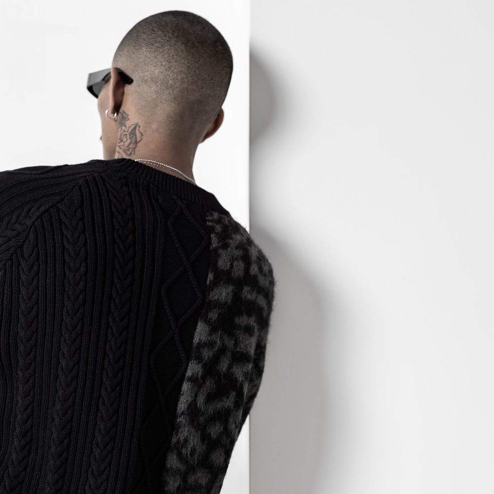 Cheetah Blocked Sweater