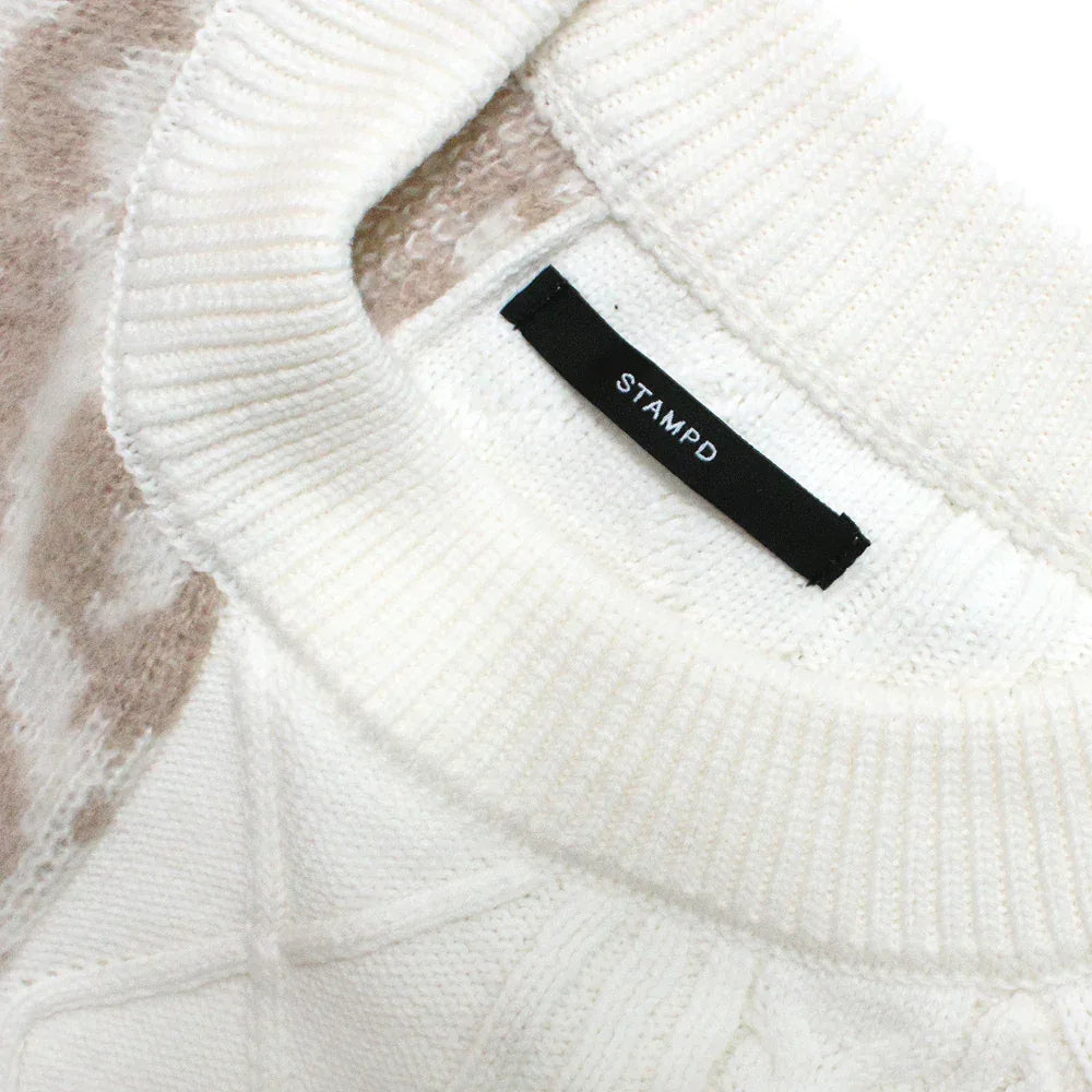 Cheetah Blocked Sweater - STAMPD - VENTURER