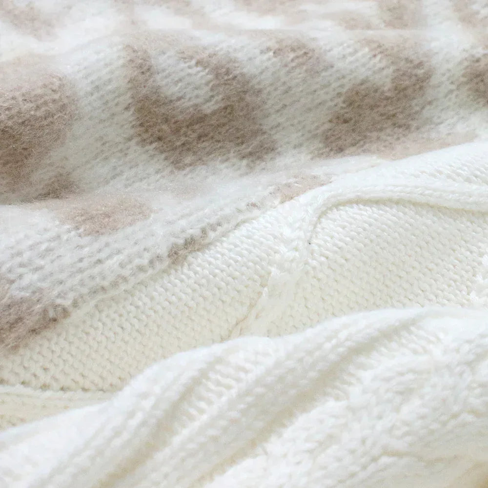 Cheetah Blocked Sweater - STAMPD - VENTURER