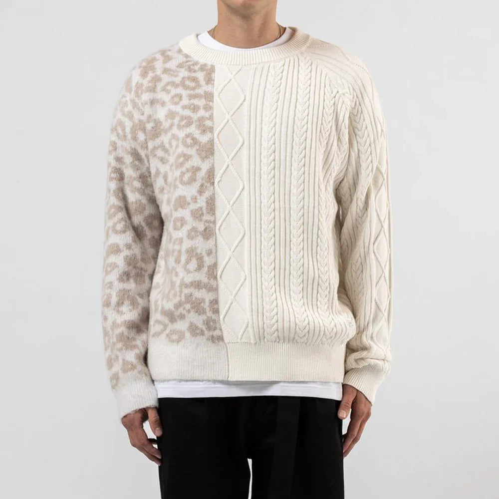 Cheetah Blocked Sweater - STAMPD - VENTURER