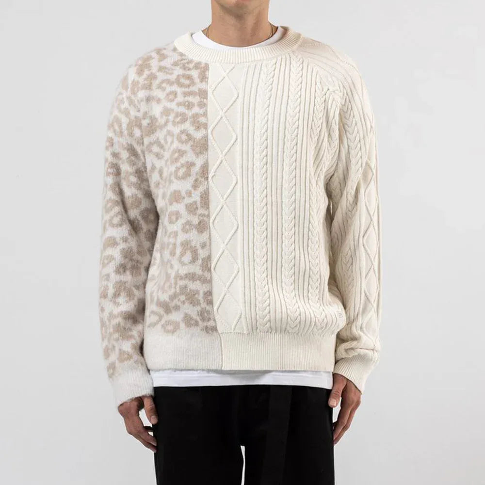 Cheetah Blocked Sweater - STAMPD - VENTURER