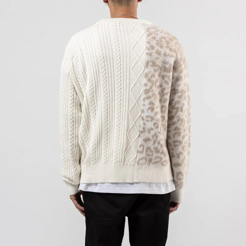 Cheetah Blocked Sweater - STAMPD - VENTURER